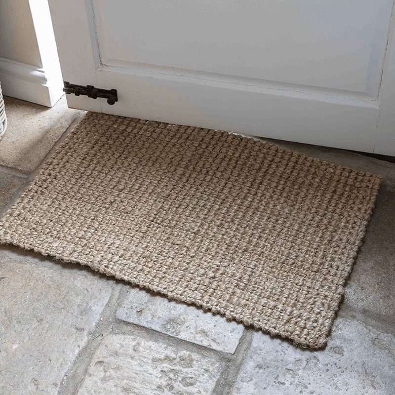 Jute doormat, natural