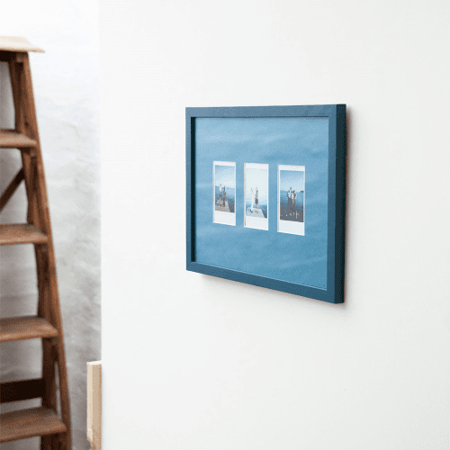 Image showing the Marco A4 Frame and Instax Mini x 3 Picture Frame Mount product.
