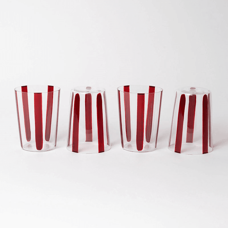 Nova Stripe Set of 4 Tumblers