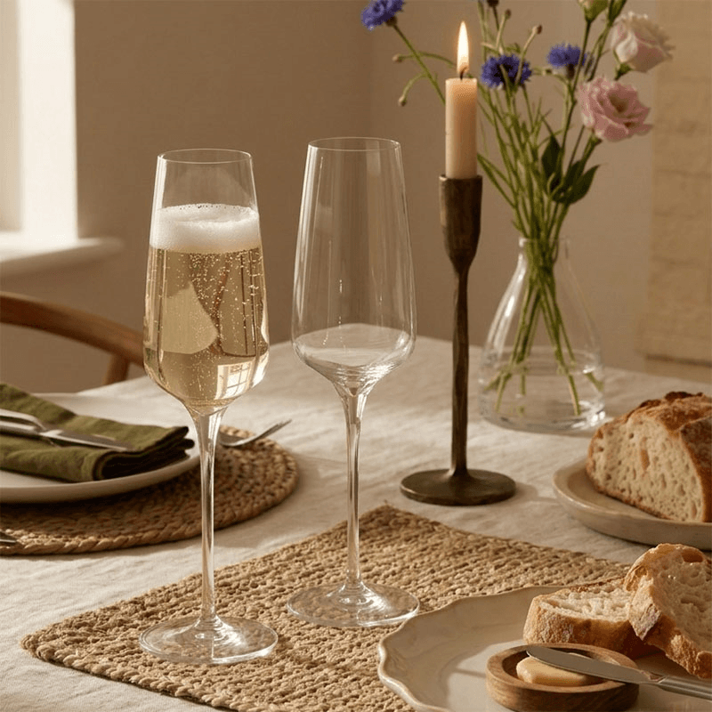 Juno Set of 2 Champagne Flutes