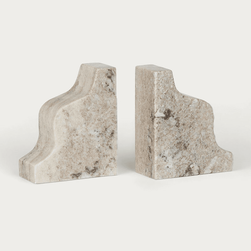 Malborough Book Ends, Natural