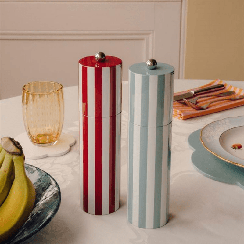 Striped Salt or Pepper Mill