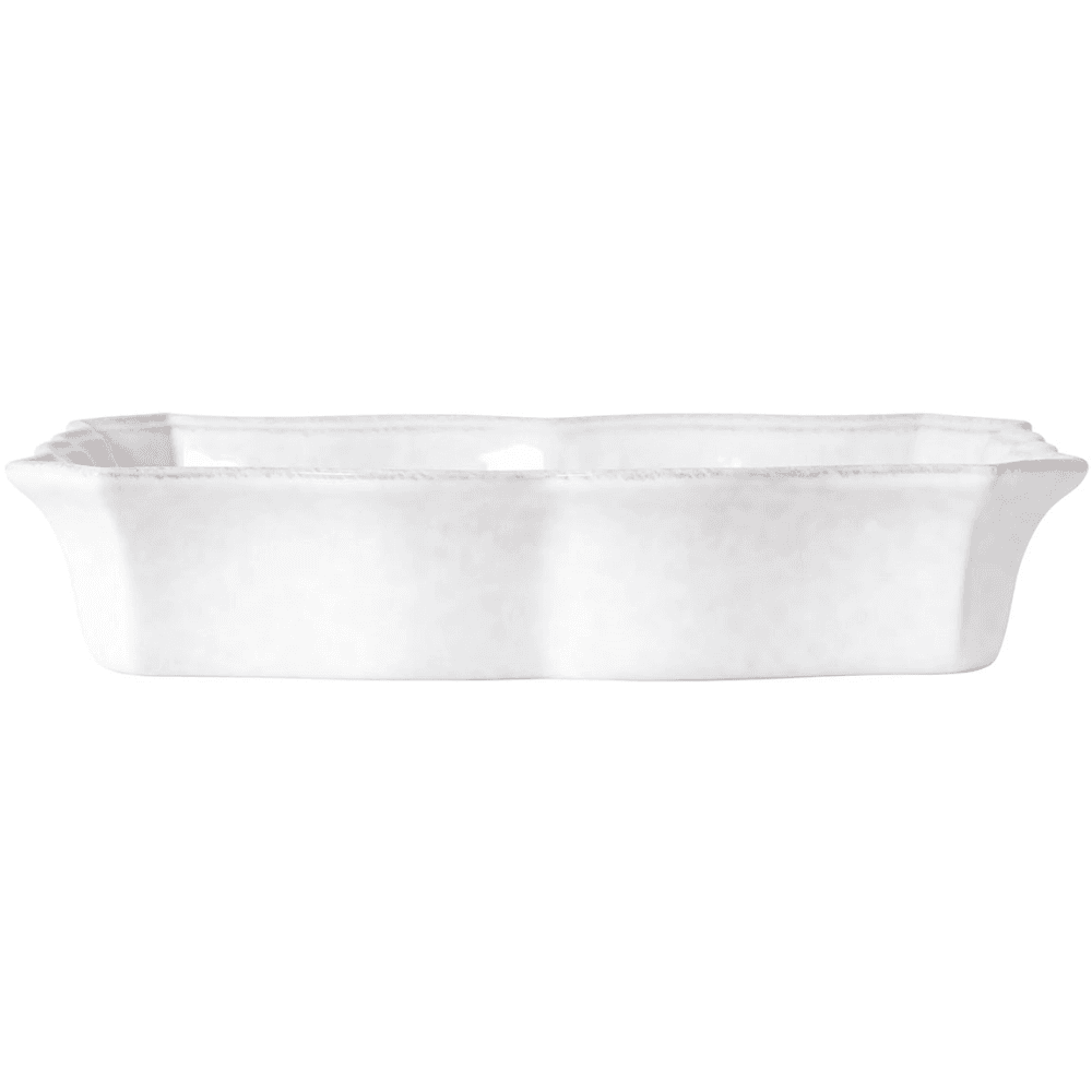 Impressions Large rectangular baker, White