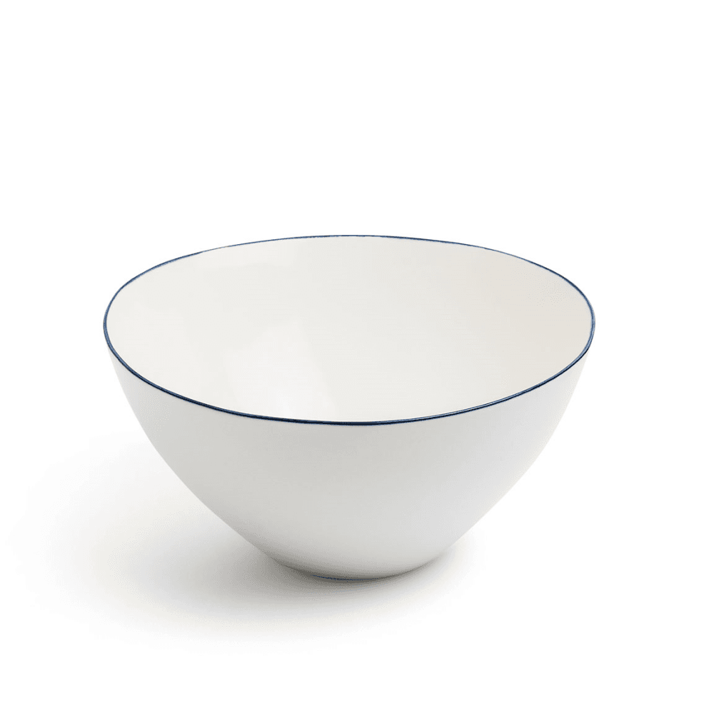 Edge Salad Bowl, Blue