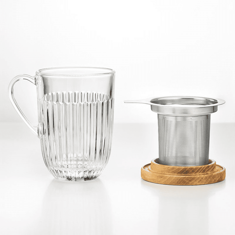 Ouessant Infuser Mug, Clear