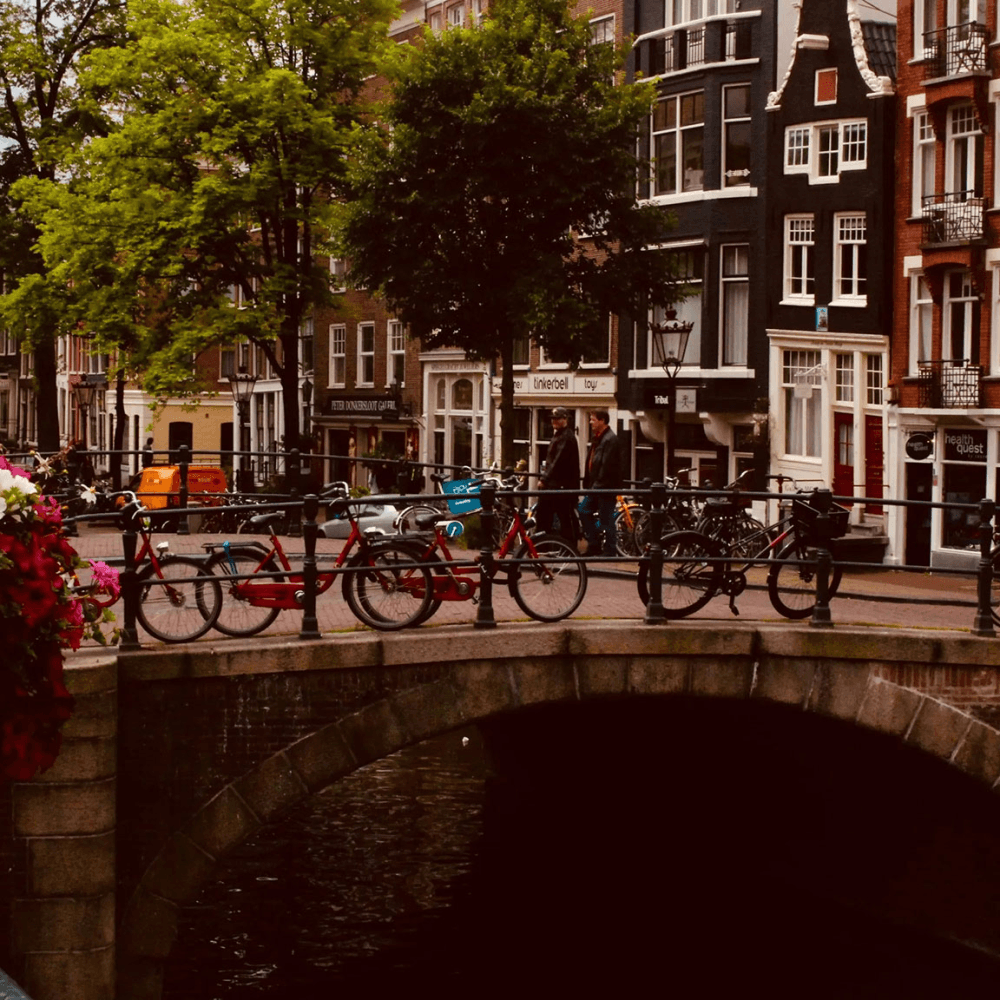 Michelin star dining and private gondola break for two in Amsterdam