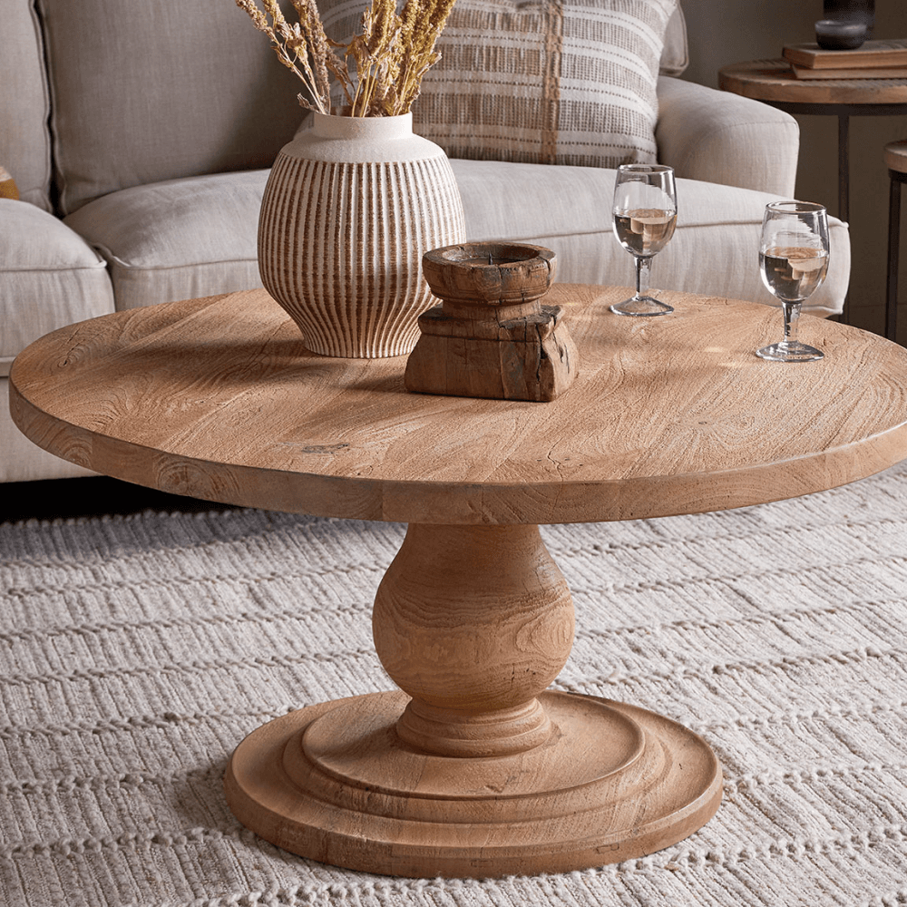 Laya Mango Wood Coffee Table, Natural