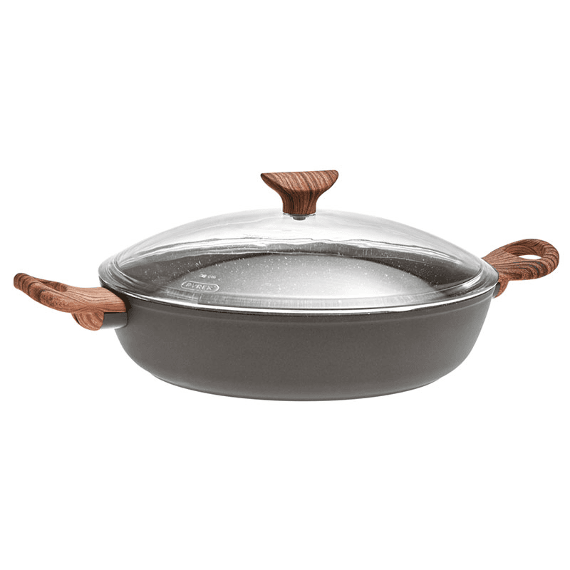 Rock & Rose Saute Pan, Black