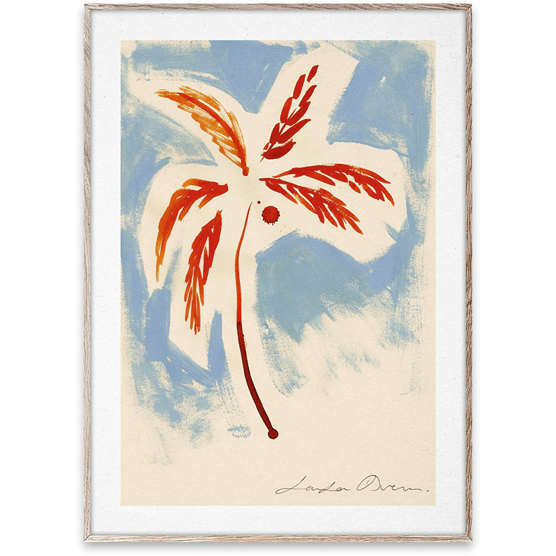 Stormy Palm Art Print