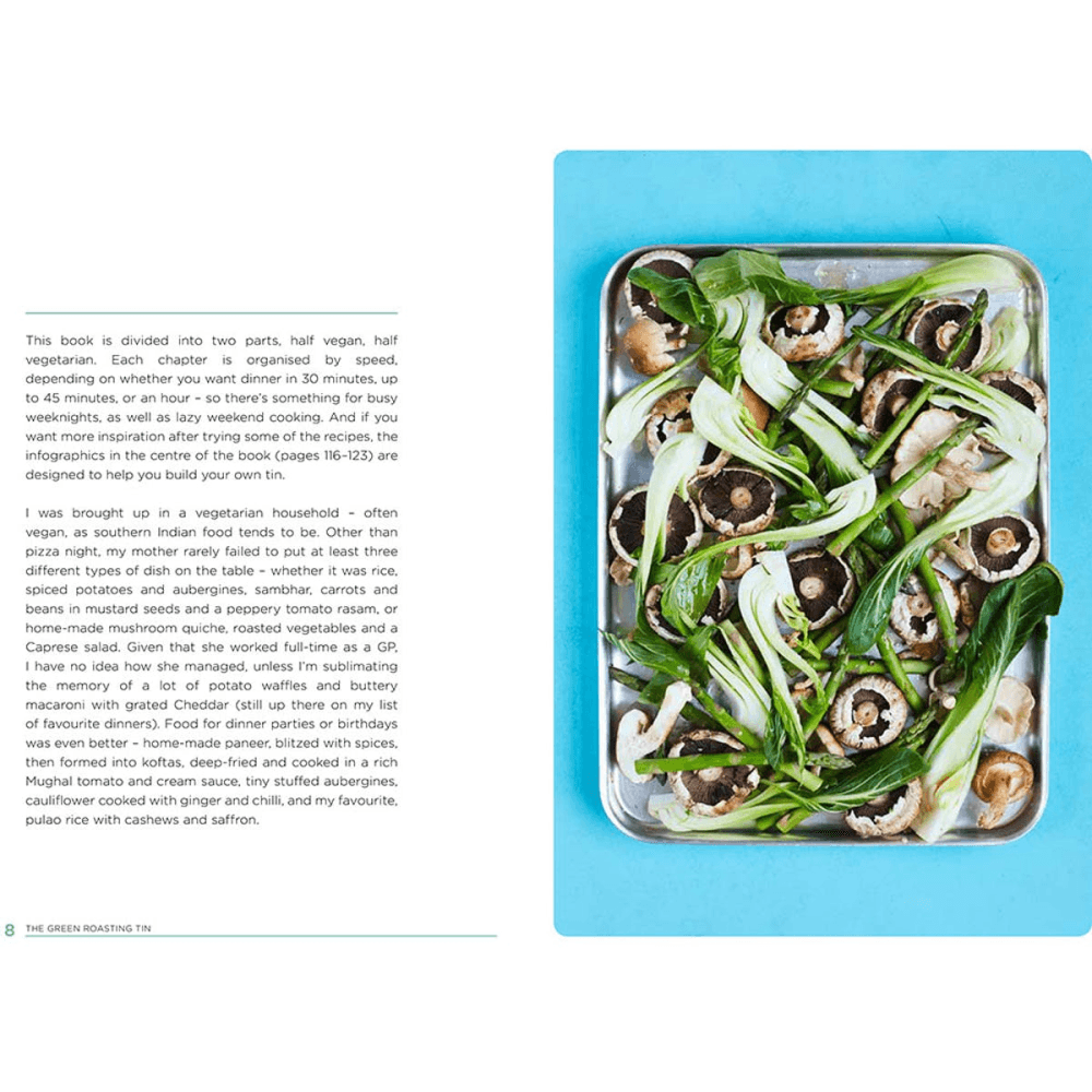 Rukmini Iyer Green Roasting Tin, Hardback
