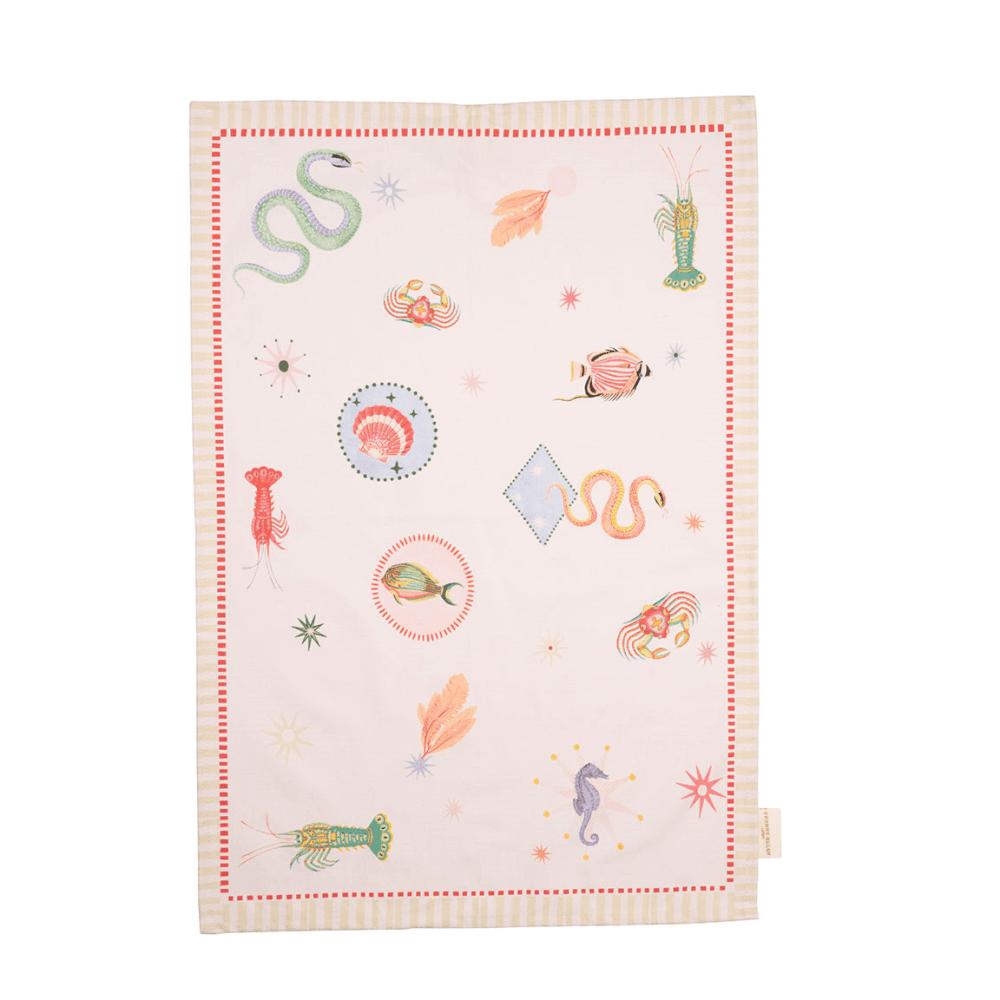 Harlequin Set of 2 Tea Towels, Multi