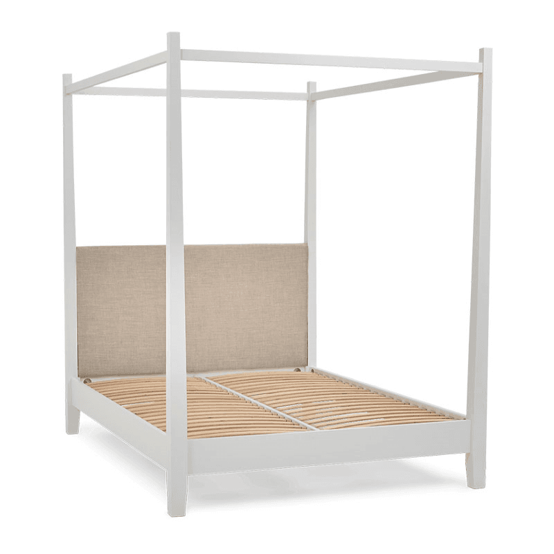 Wardley Four Poster Bed, Linara Natural