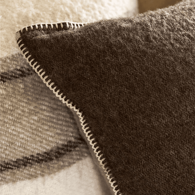 Buxton Wool Reversible Cushion