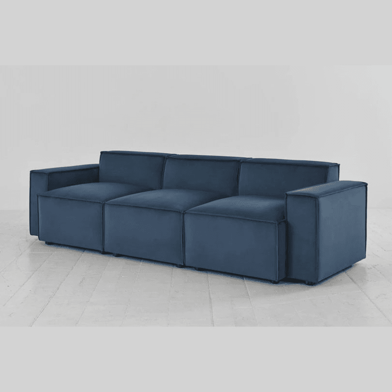 Model 03 Velvet Sofa, Teal
