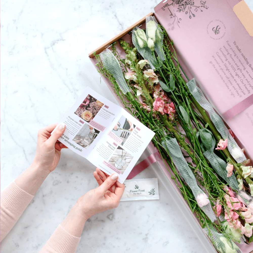 Lux Letterbox flower subscription