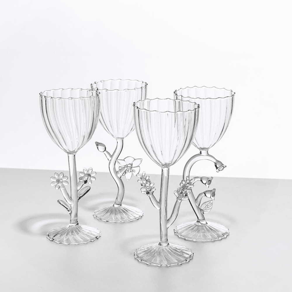 Botanica Daisy Stemmed Glass