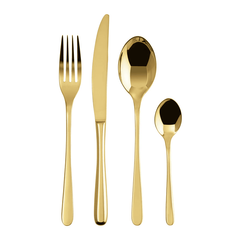 Taste 24 Piece Cutlery Set, Gold