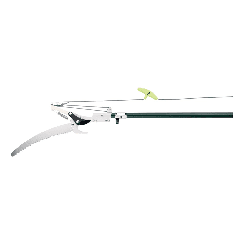 Telescopic tree pruner, Green/Silver