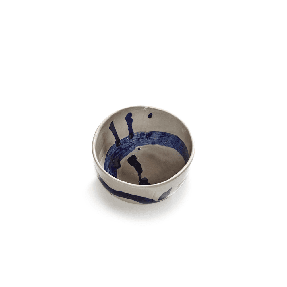 Sophia by Marie Michielssen Set of 2 Cereal Bowls, Beige Blue