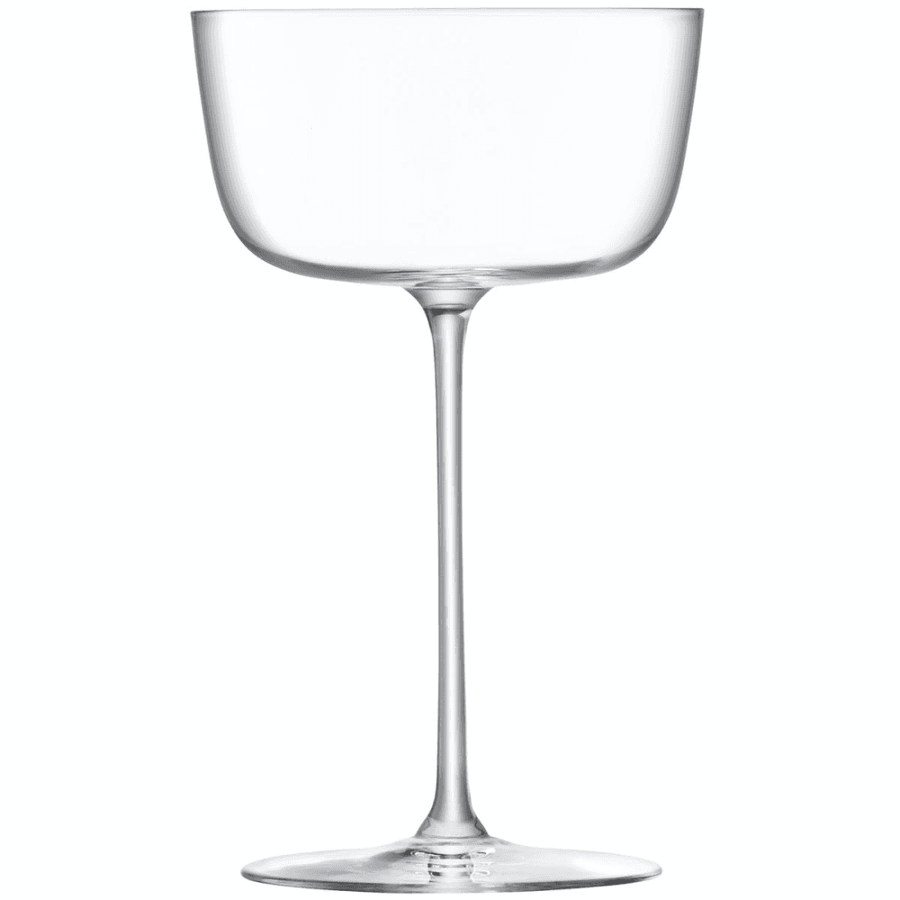 Borough Set of 4 cocktail saucers, clear