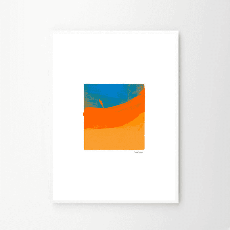 Pernille Sneholm Sunset Wave Print, Orange