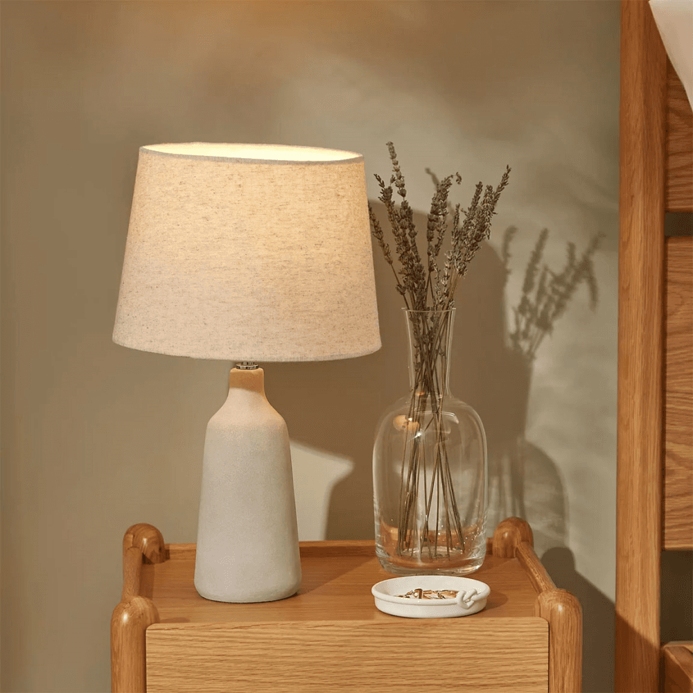 Linney Table Lamp, Concrete