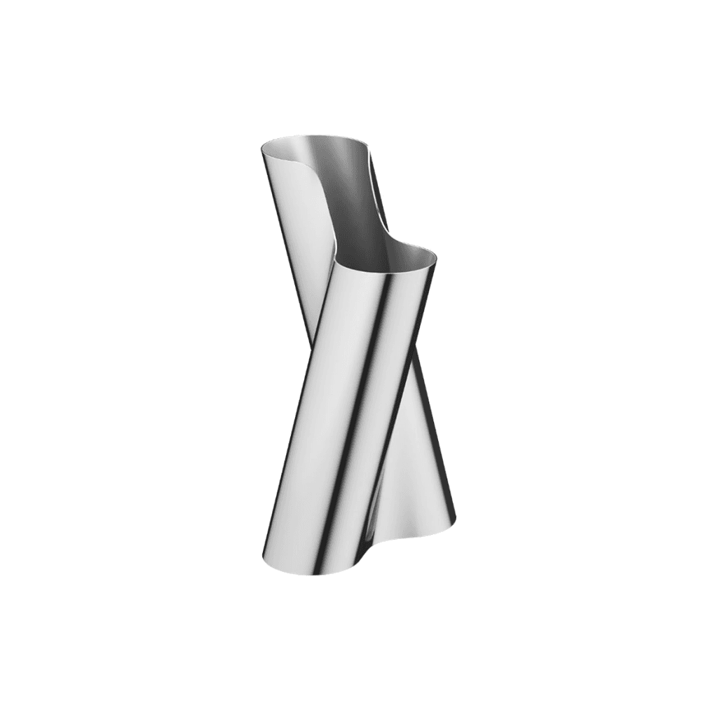 Lituus Vase, Stainless Steel