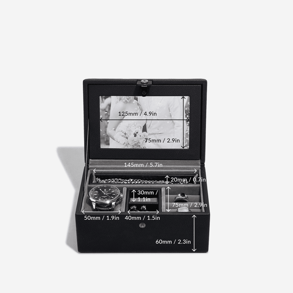 Luxury Photo Valet Box, Black