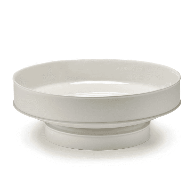 Dune Raised Bowl, Alabaster