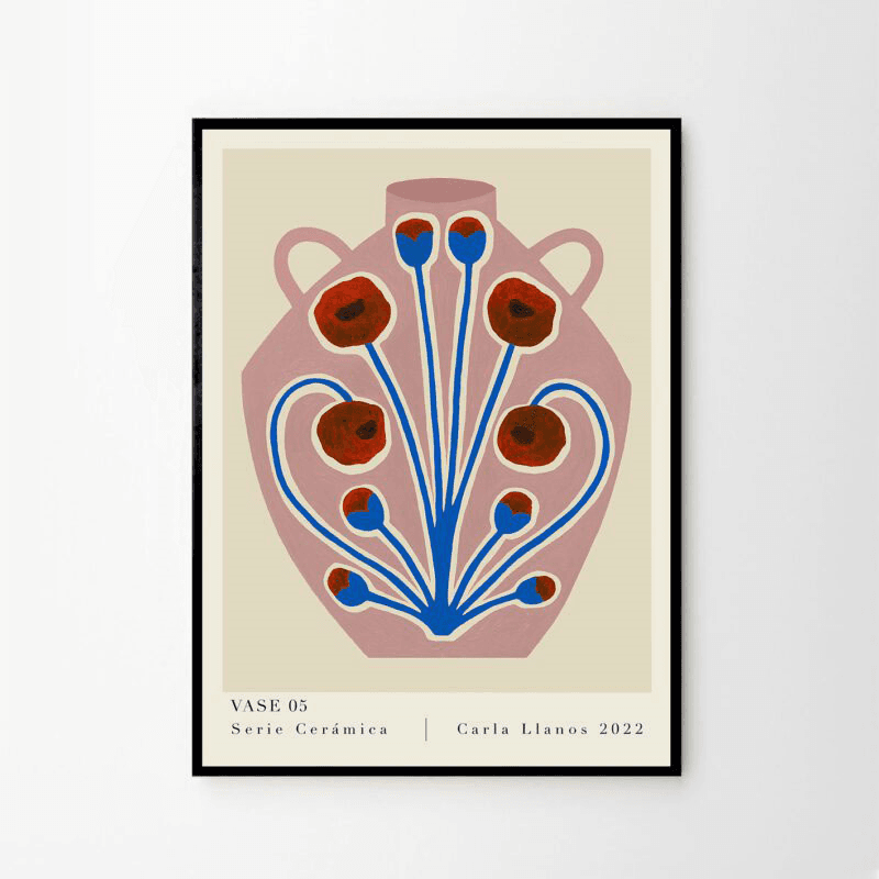 Carla Llanos Vase 05 Print