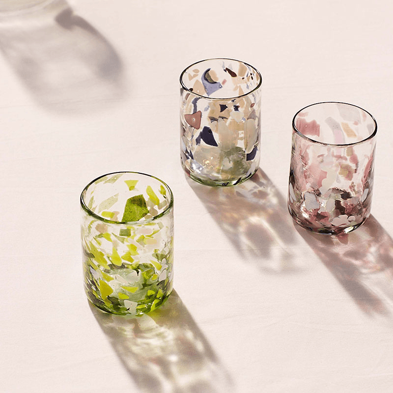 Jardin Set of 4 Tumblers, Green
