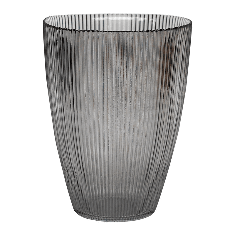 Ribbed Tall Vase
