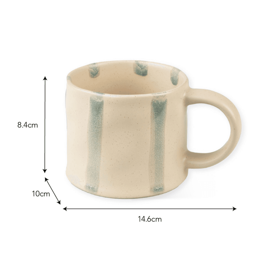 Woolstone Striped Set of 2 Mugs