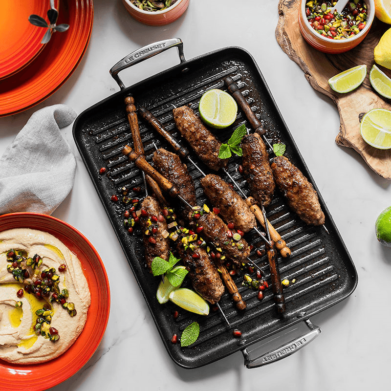 Toughened Non-Stick Ribbed Rectangular Grill Pan
