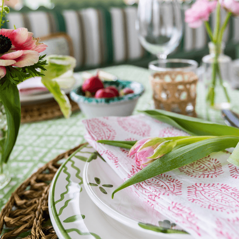 Leaf Set of 4 Napkins