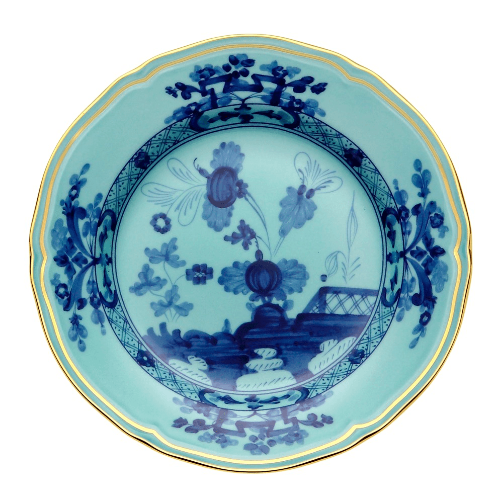 Oriente Italiano Bread plate, iris