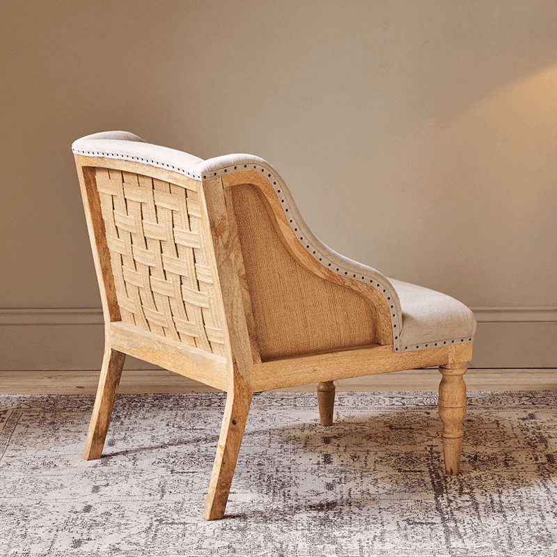 Elbu Deconstructed Linen Armchair