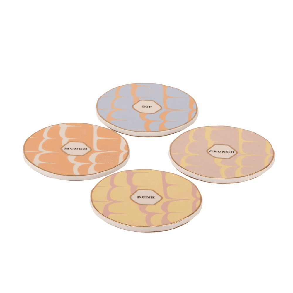 Party Ring Set of 4 Coasters, Multi