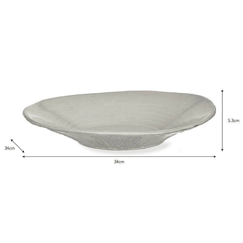 Ithaca Meze Plate, White