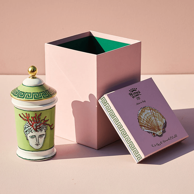 Il Viaggio Di Nettuno Container Vase, Moss Green