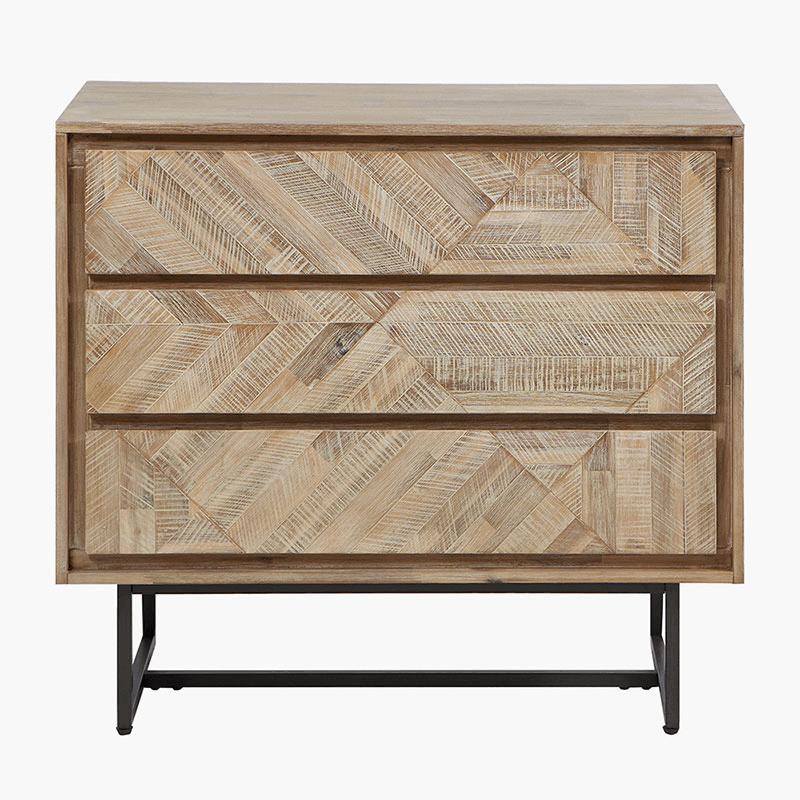 Marca Drawer Unit, Acacia Wood