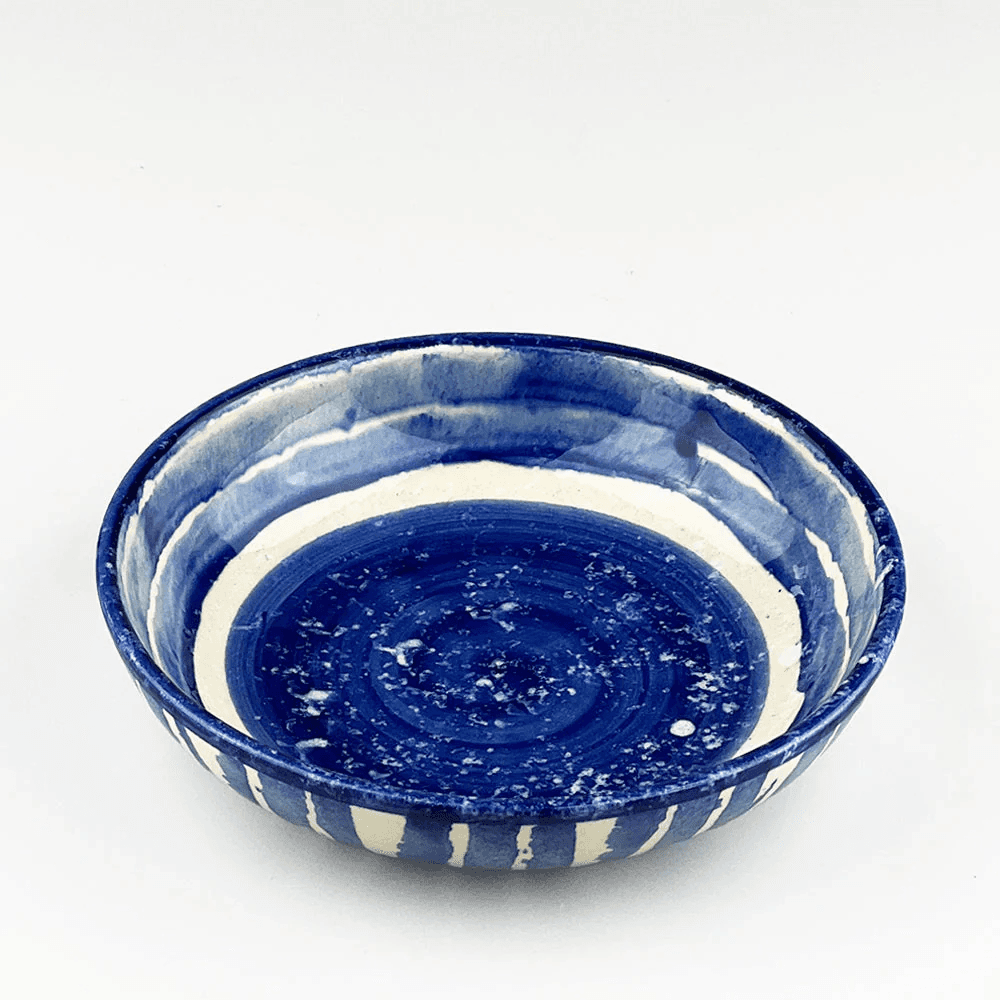 Stripe Serving Bowl