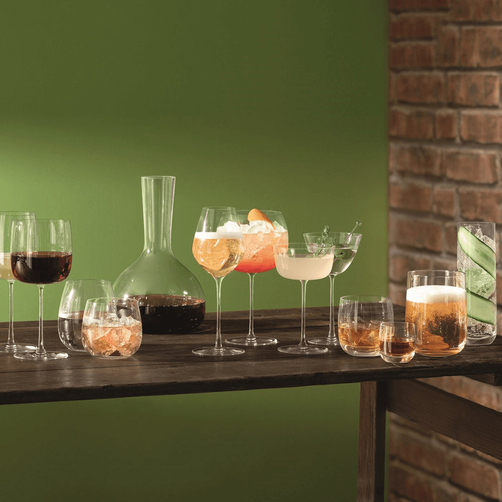 Borough Set of 4 craft beer glasses, clear