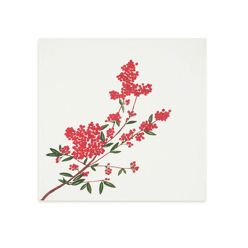 Les Airelles Linen Napkin, Red