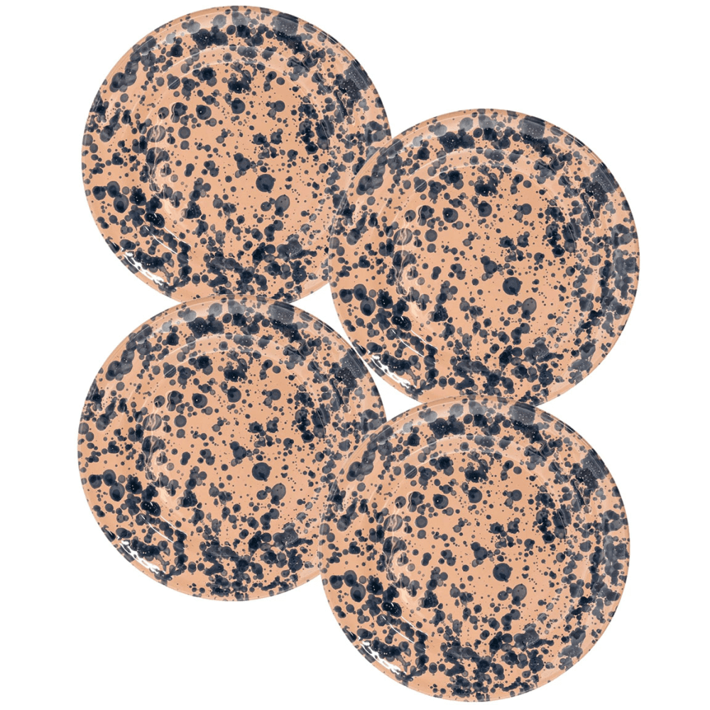 Splatter Set of 4 Dinner Plates