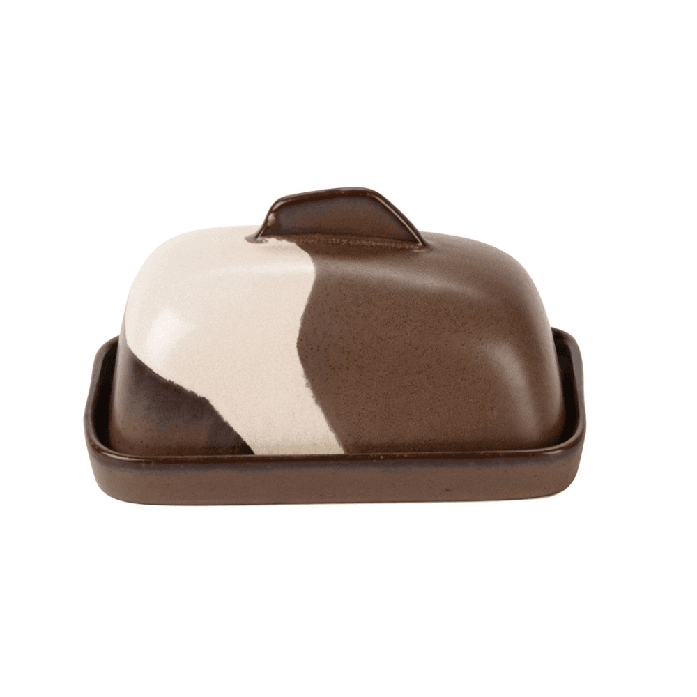 Travellers Rest Butter Dish, Brown