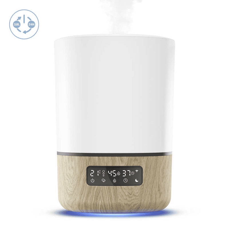 Breathe Electric Humidifier, White/ Natural