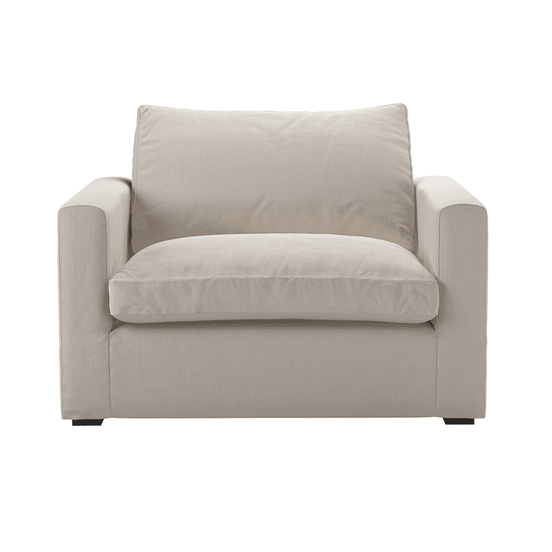 Long Island Slim Armchair, Taupe