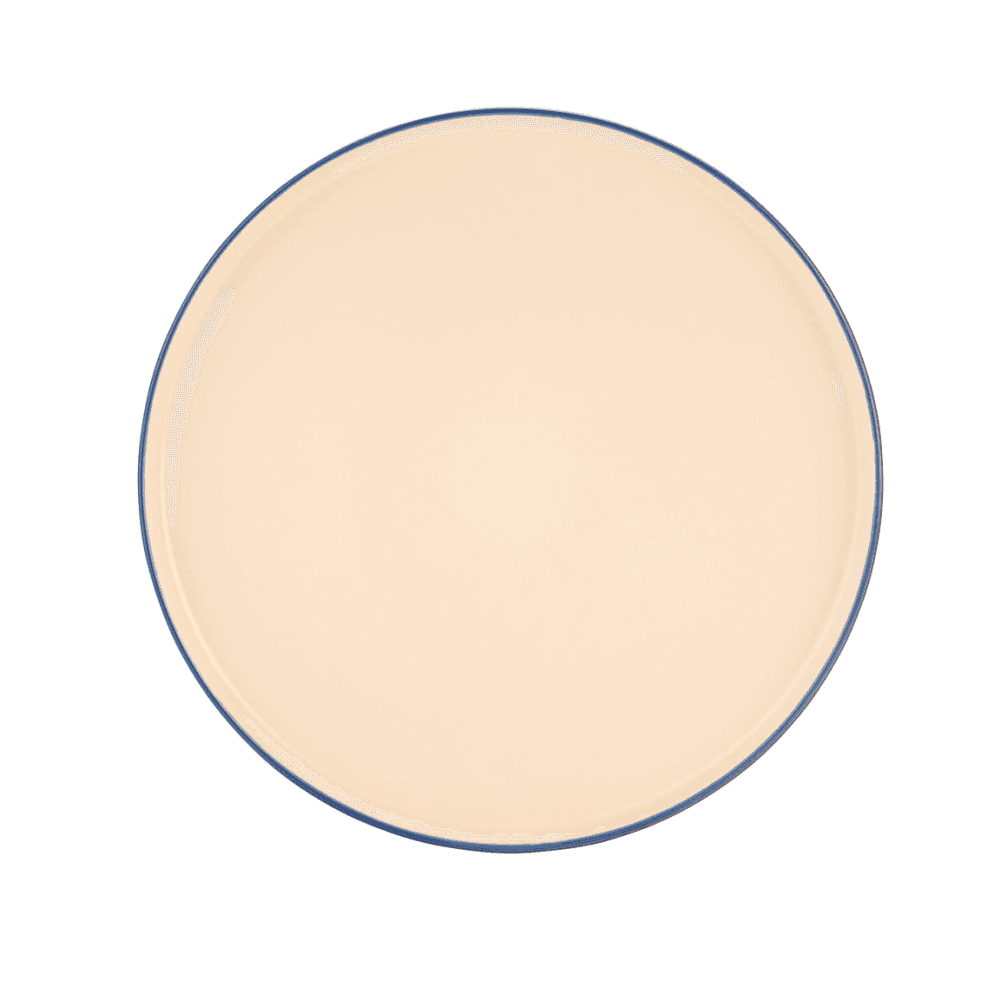 Modern Studio Set of 4 Dinner Plates, Brown