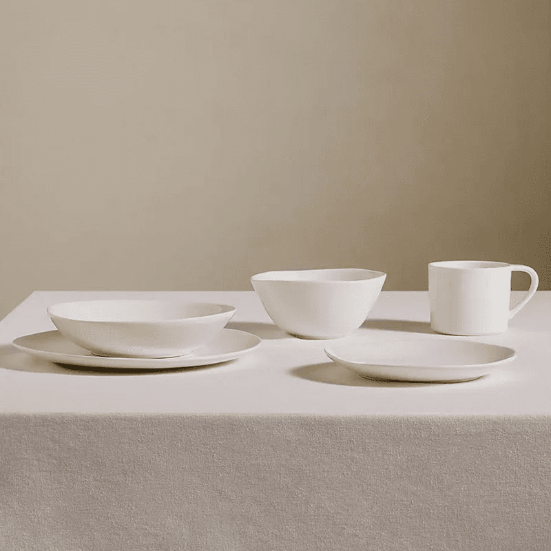 Burnham Cereal Bowl, White